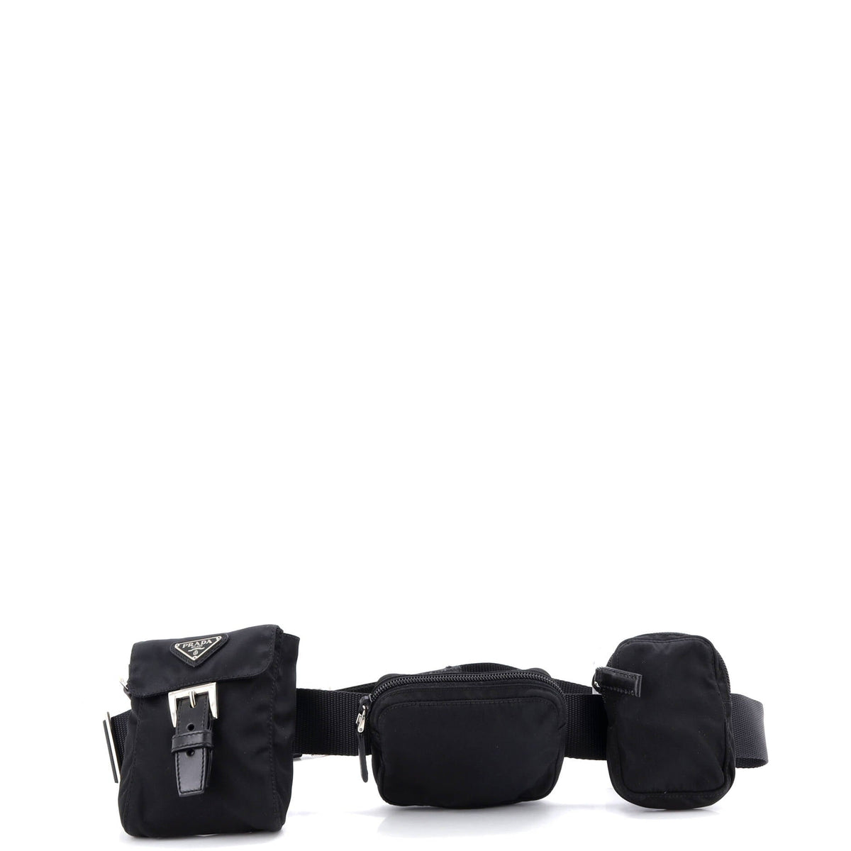 Prada PRADA Triple Pouch Waist Bag Tessuto