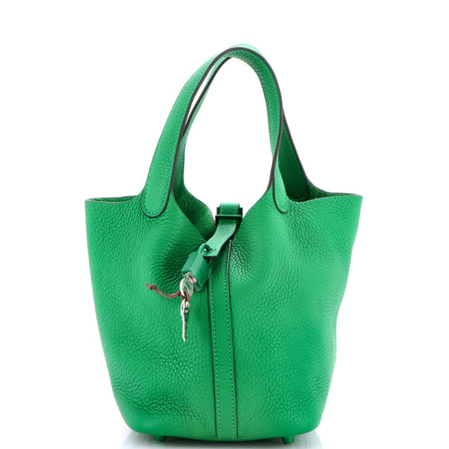 Monochrome Picotin Lock Bag Clemence PM