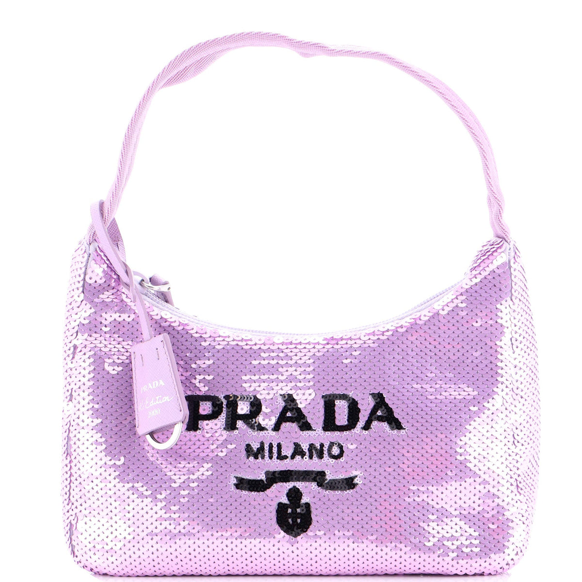 Prada PRADA Re-Edition 2000 Hobo Sequins Mini
