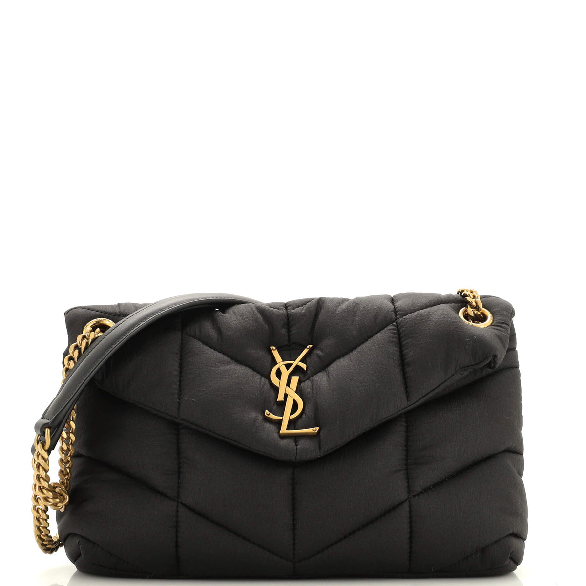 Saint Laurent Loulou Puffer Shoulder Bag Quilted Nylon Small