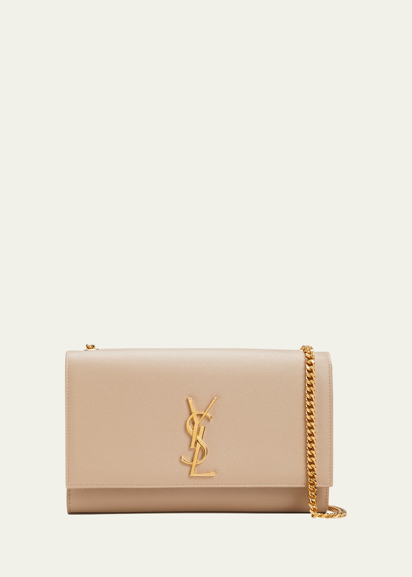 Saint Laurent Sac à bandoulière Kate Medium YSL en cuir grainé