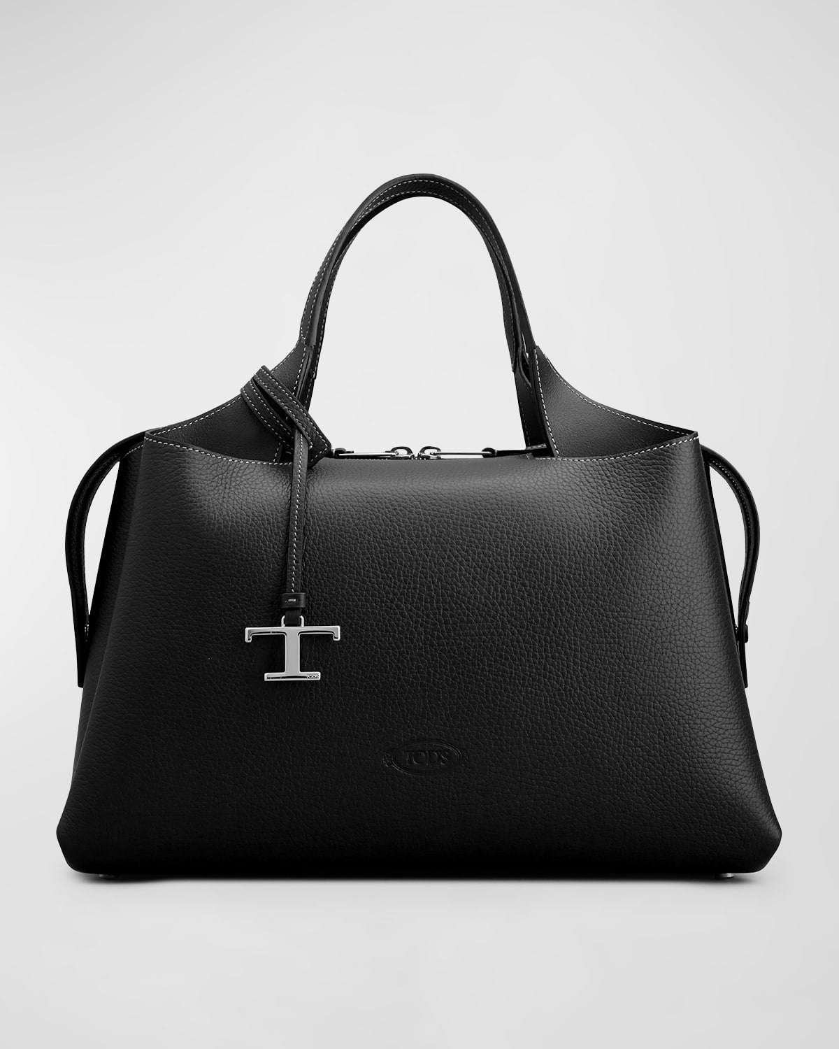 Tod's Medium Apa Bauletto Leather Top-Handle Bag