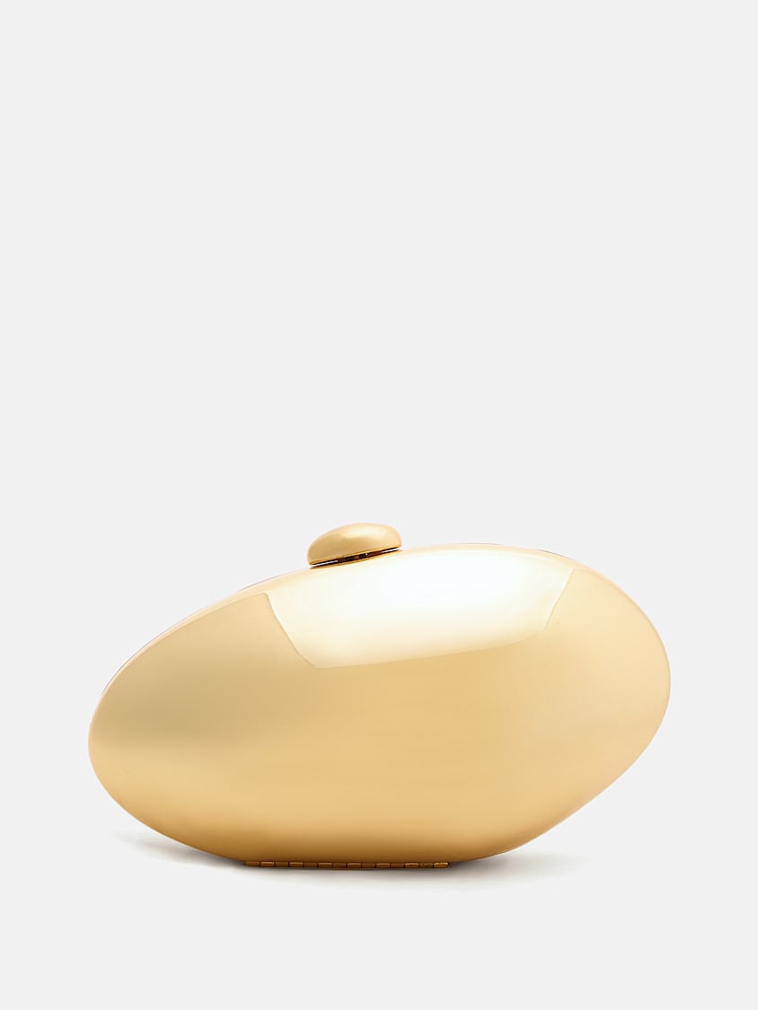Guess Metallic Oval Clutch