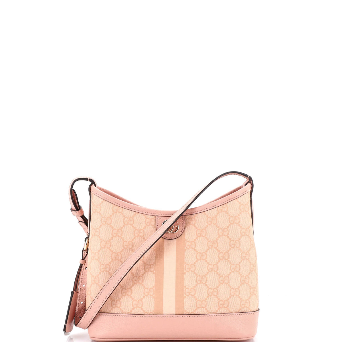 Gucci GUCCI Ophidia Open Bucket Bag GG Coated Canvas with Leather Small