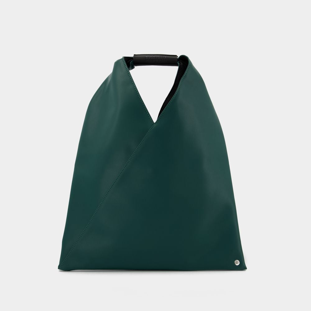 Mm6 Maison Margiela Women's Small Japanese Tote Bag in Green | S54WD0043 Color P4313 Color T7160