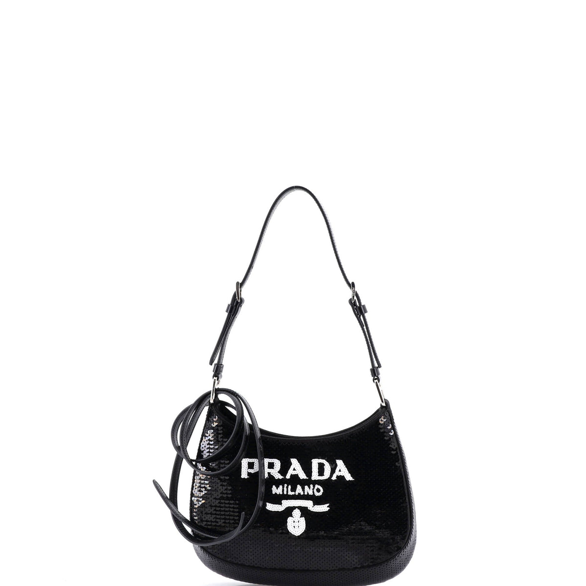 Prada PRADA Cleo Shoulder Bag Sequins Small