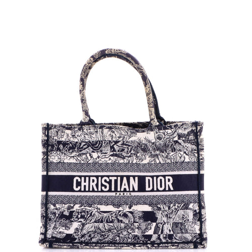 Book Tote Embroidered Canvas Medium
