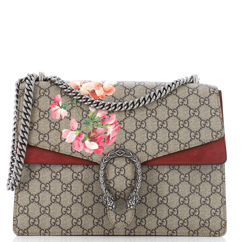 GUCCI Dionysus Bag Blooms Print GG Coated Canvas Medium