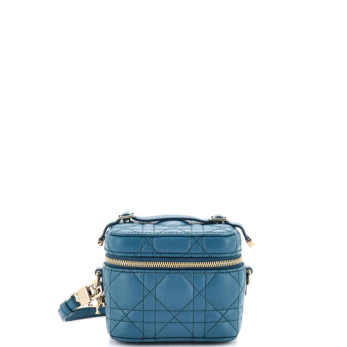 Christian Dior Lady Dior Vanity Case Cannage Quilt Lambskin Micro