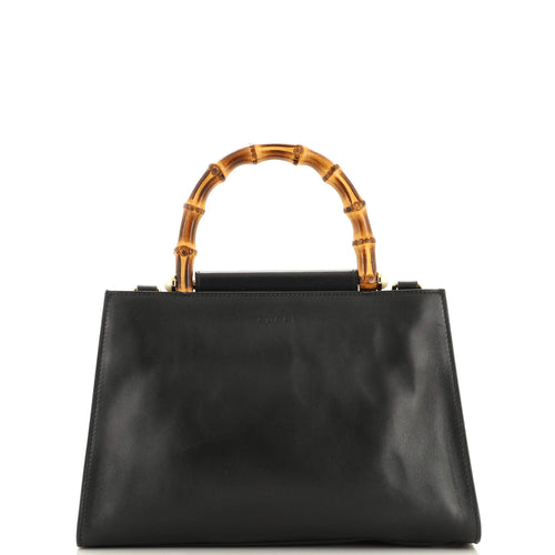 GUCCI Nymphaea Top Handle Bag Leather Small