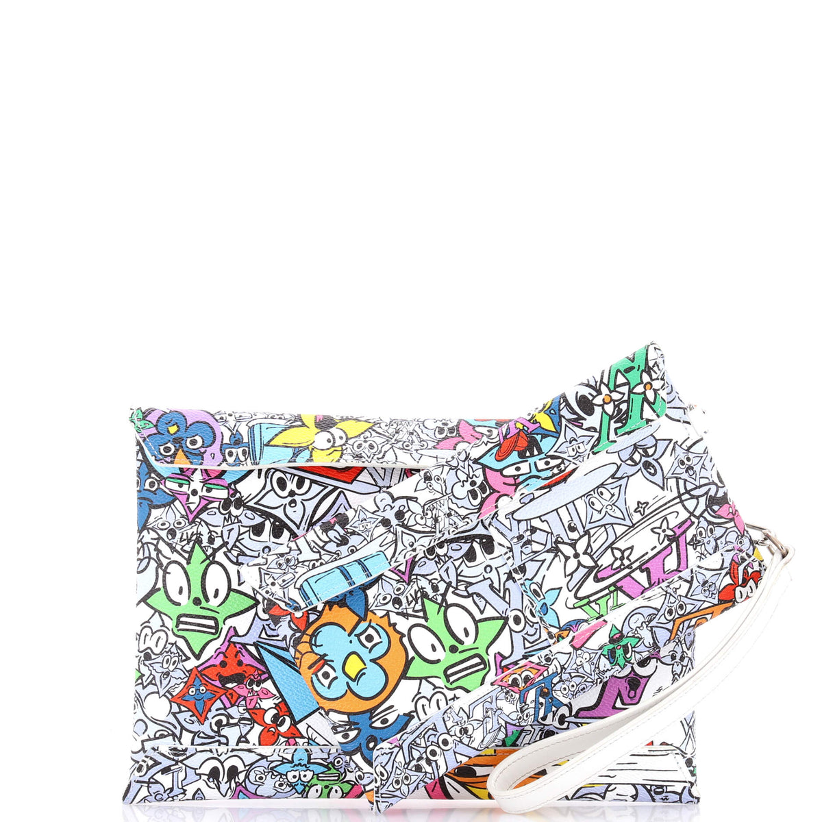 Louis Vuitton Trio Envelope Pouch Set Limited Edition Monogram Comics Canvas