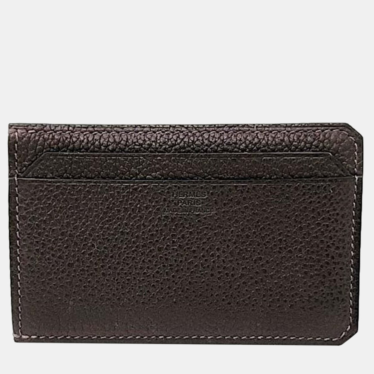 Hermès Brown Togo Leather City 4CC Card Holder