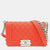 Orange Caviar Leather Small Boy Shoulder Bag