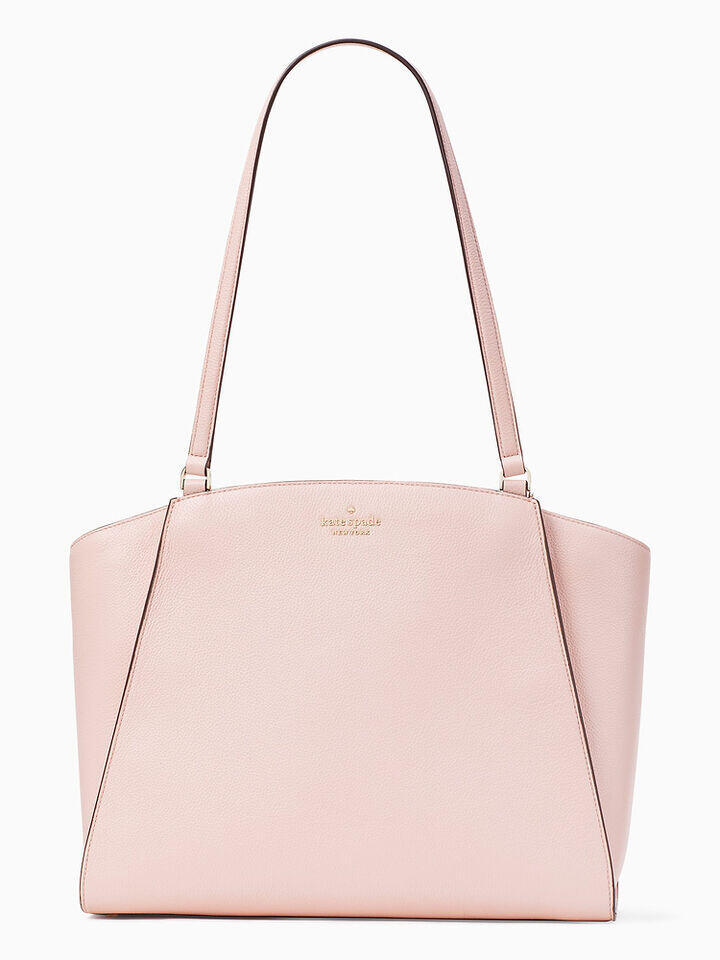 Kate Spade Au brim pebbled leather laptop tote