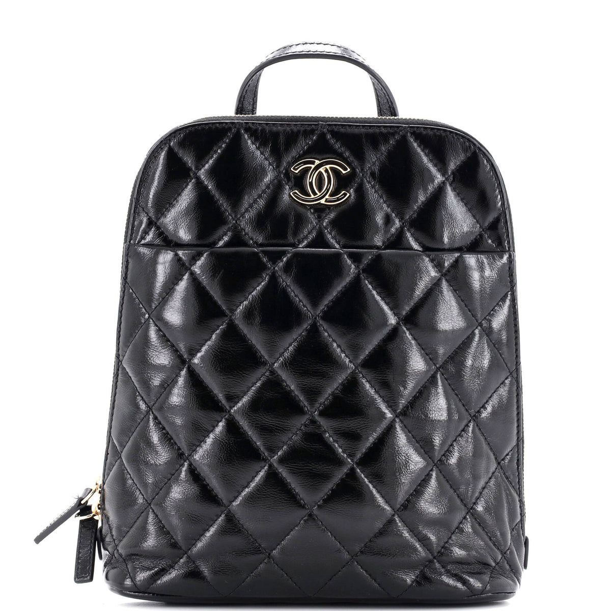 Chanel CHANEL My Pocket Backpack Quilted Shiny Calfskin