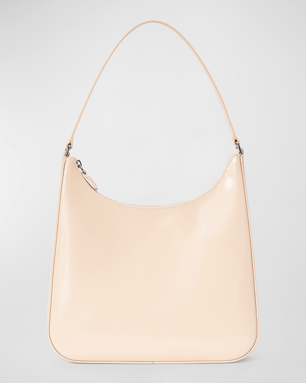 Staud Alec Zip Leather Shoulder Bag