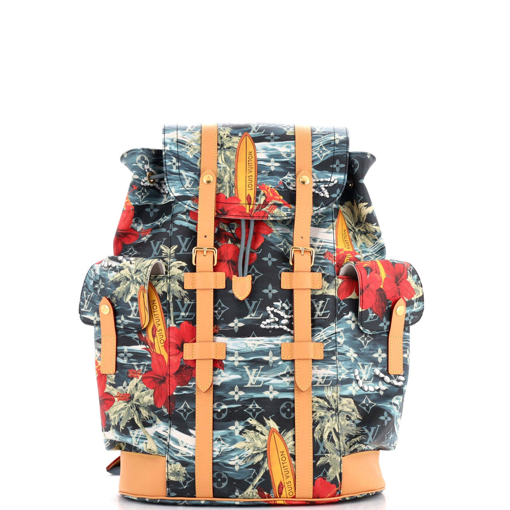 Christopher Backpack Limited Edition Surfing Monogram Canvas MM