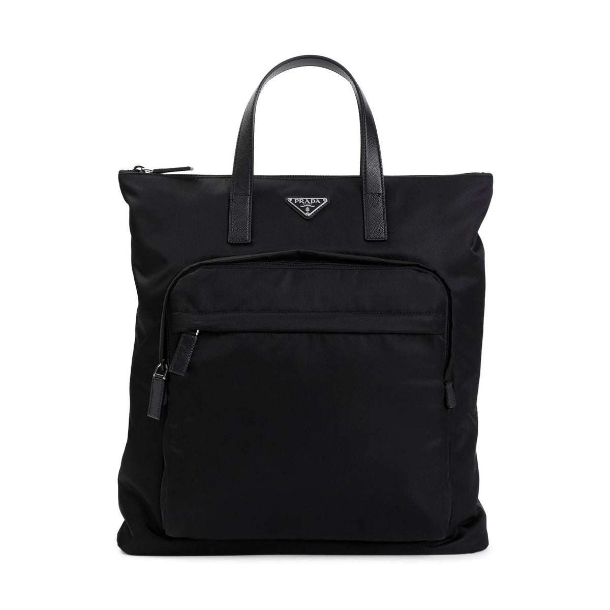 Prada Men's Tote Backpack in Black | Size UNICA | 2VG098VOOO2DMG