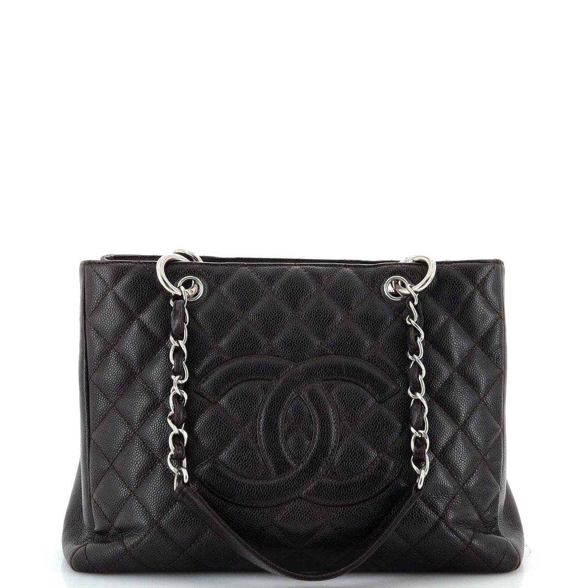 Chanel CHANEL Grand Shopping Tote Quilted Caviar