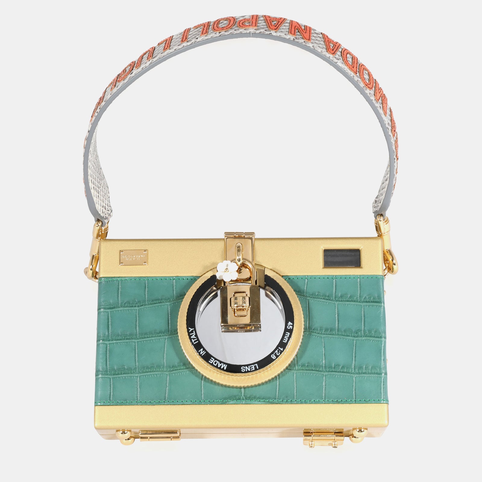 Dolce & Gabbana Green Alta Moda Camera Case Bag