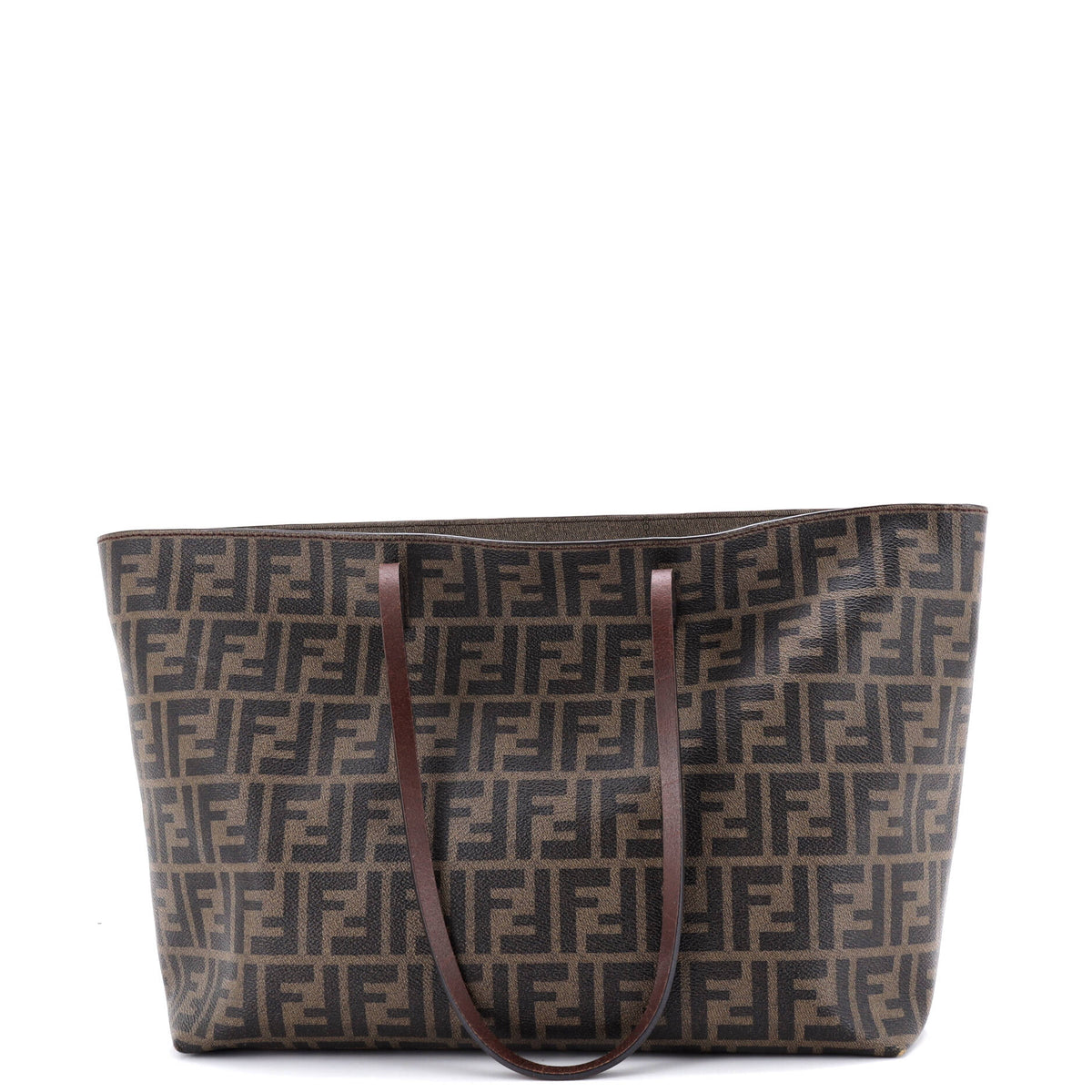 Fendi FENDI Roll Tote Zucca Coated Canvas Medium