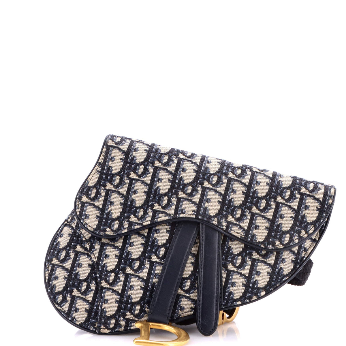 Christian Dior Saddle Belt Bag Oblique Canvas