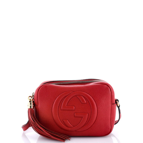 GUCCI Soho Disco Crossbody Bag Leather Small