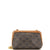 CELINE Zip Around Chain Clutch Triomphe Coated Canvas