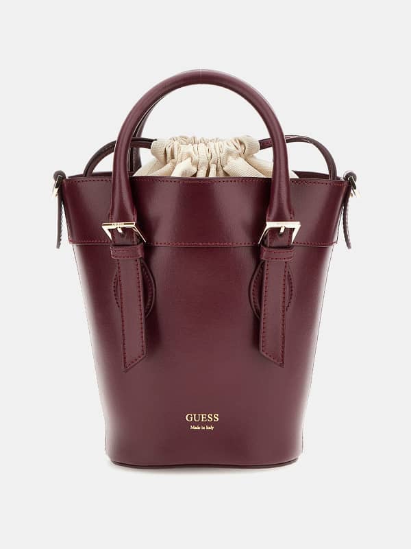 Guess Mini sac seau Diana en cuir mélangé