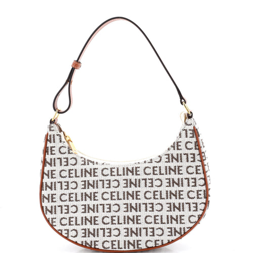 CELINE Ava Bag All Over Logo Jacquard Small