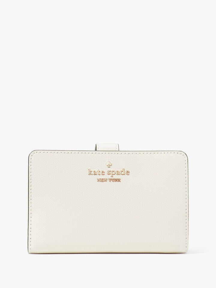 Kate Spade Au Madison Saffiano Leather Medium Compact Bifold Wallet