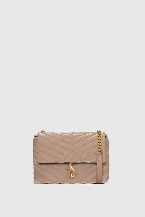 Edie Nylon Crossbody Bag In Pink