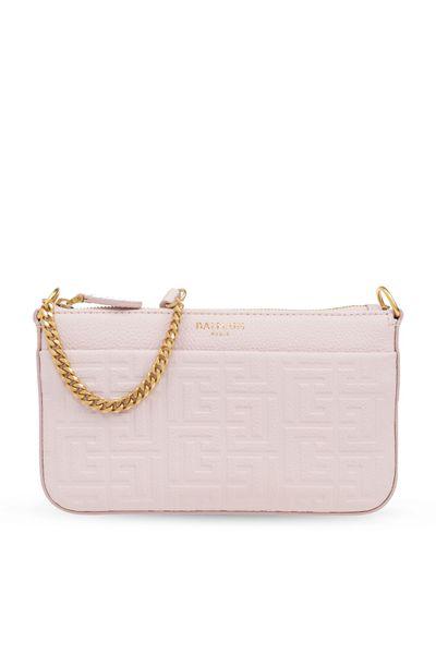 Balmain Women's 1945 Zip Mini Bag in Roseclair | DN1LN238LPSE