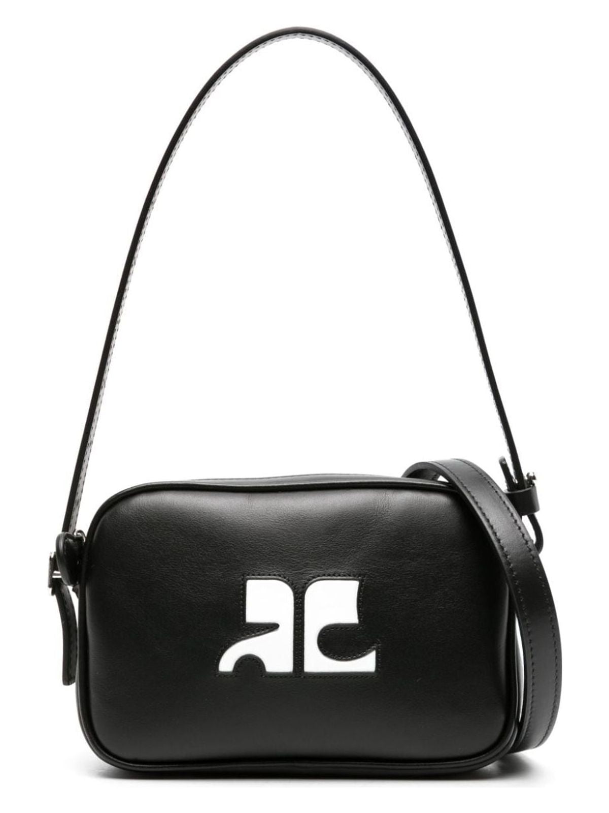 CourrÃ¨ges Women's Slim Camera Bag in Black | 124GSA092CR0027