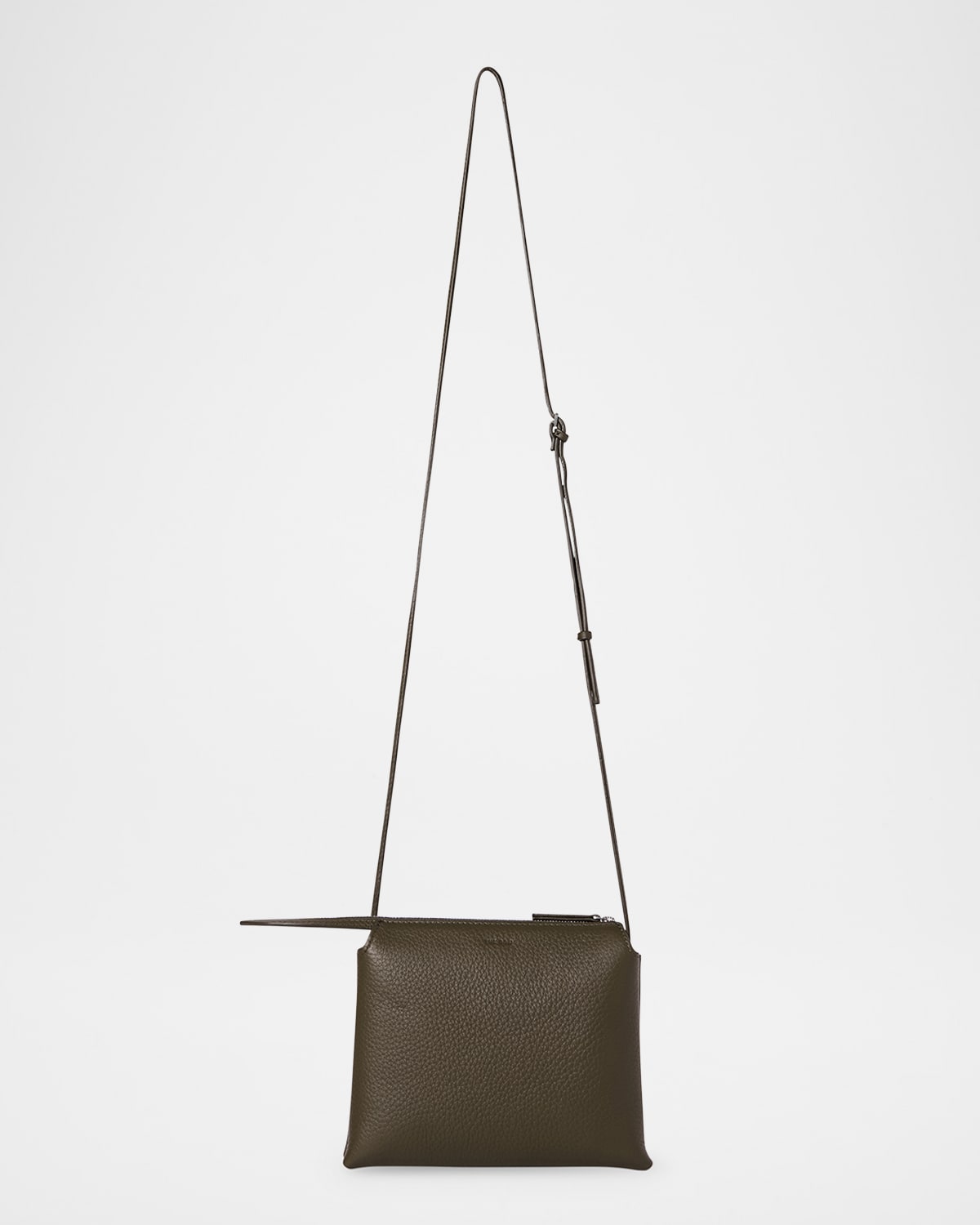 The Row Mini Nu Twin Crossbody Bag in Deer Leather