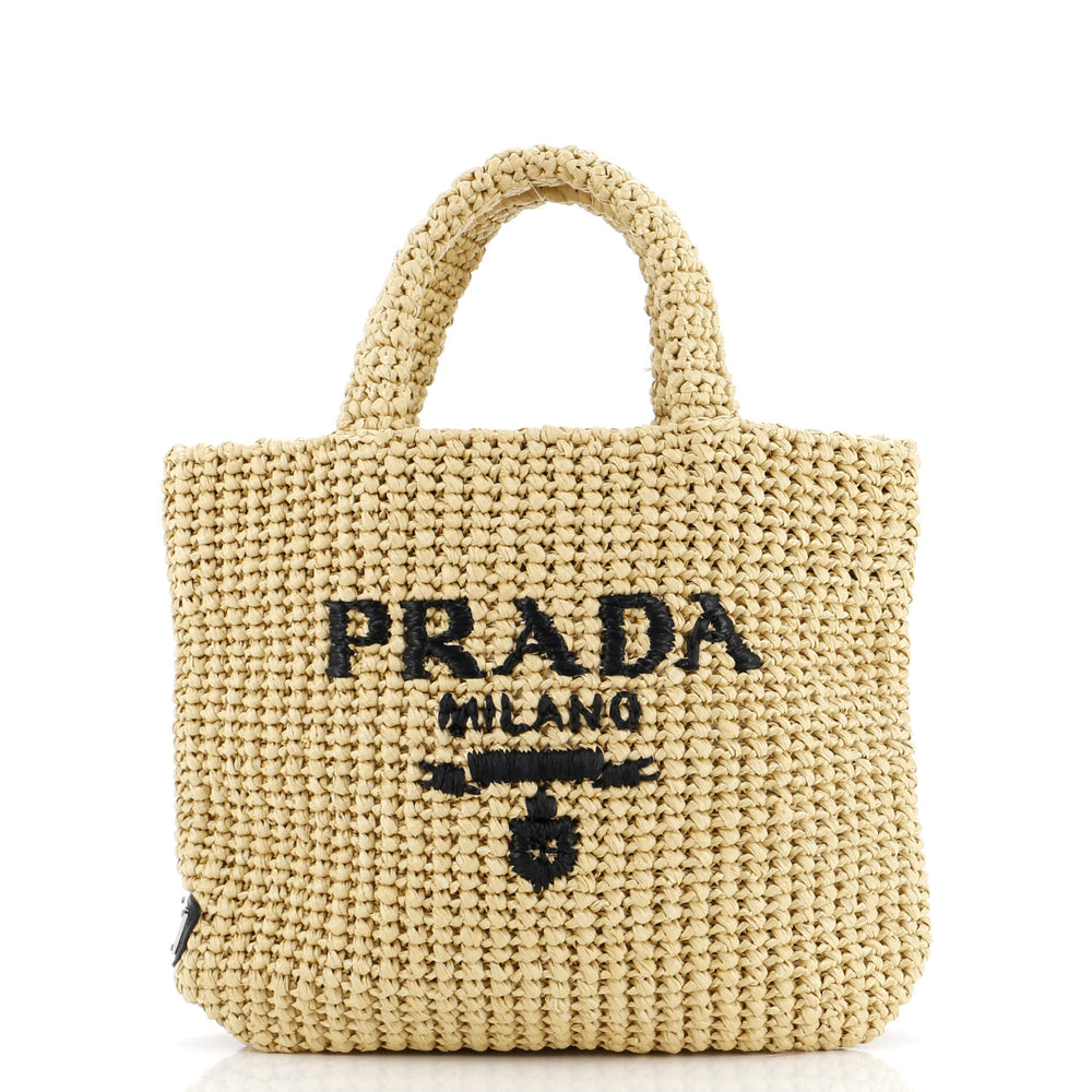 PRADA Logo Tote Bast Small