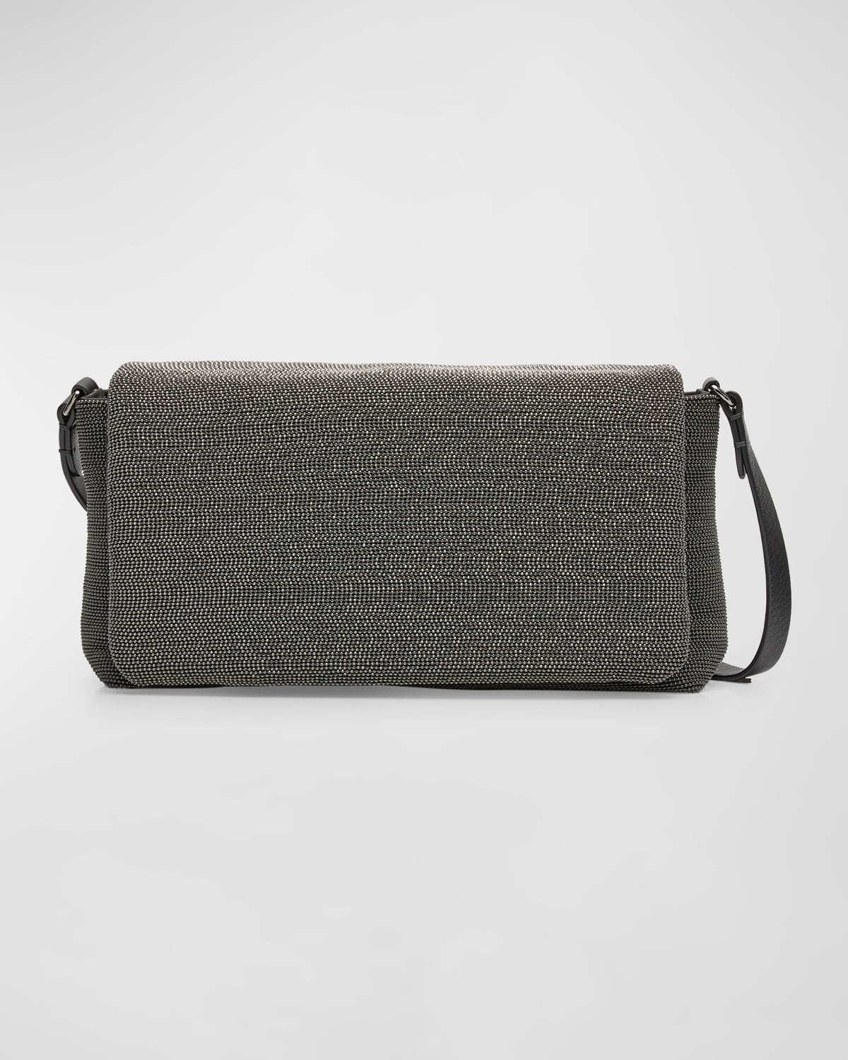 Brunello Cucinelli Allover Monili Convertible Clutch Bag