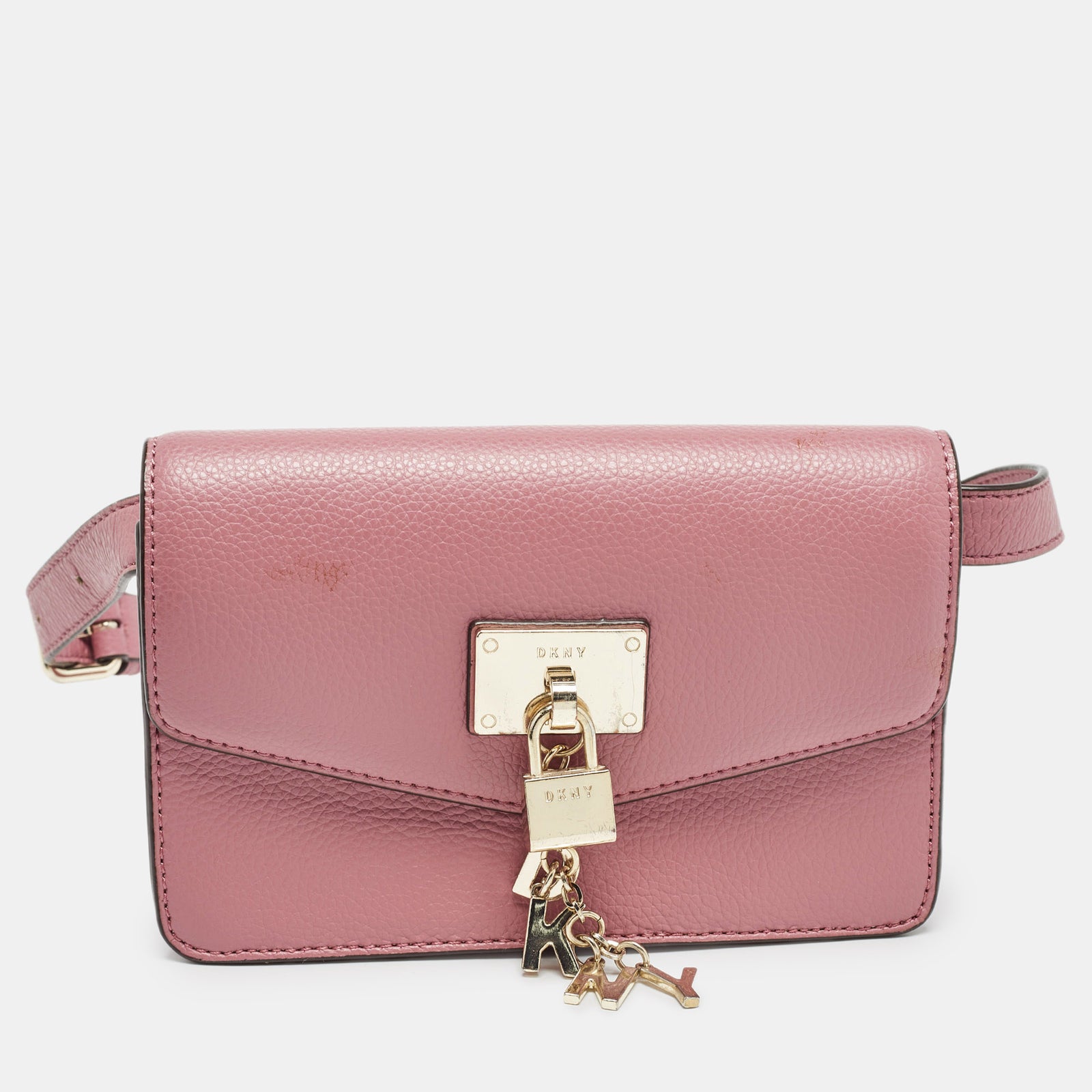 DKNY DKNY Pink Leather Elissa Belt Bag