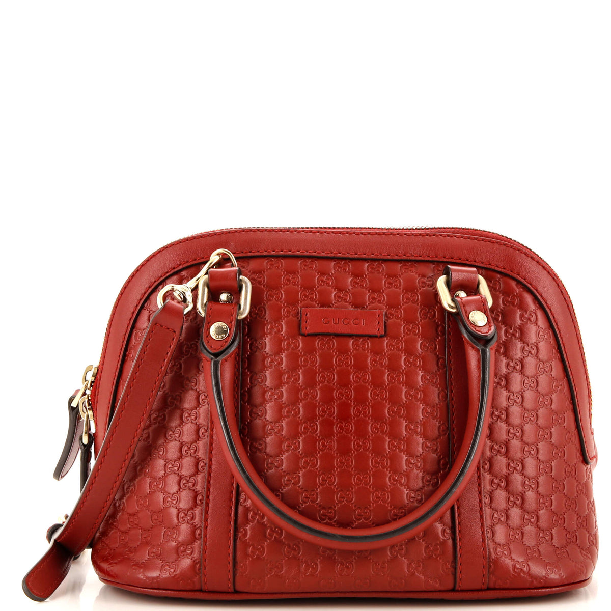 Gucci GUCCI Convertible Dome Satchel (Outlet) Microguccissima Leather Mini