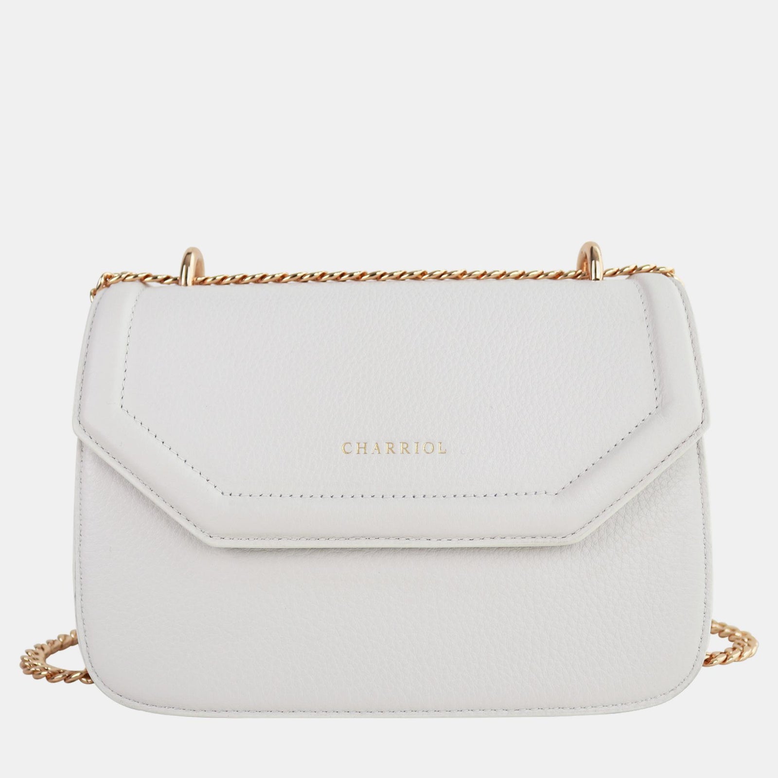 Charriol OffWhite Leather Twilight Handbag