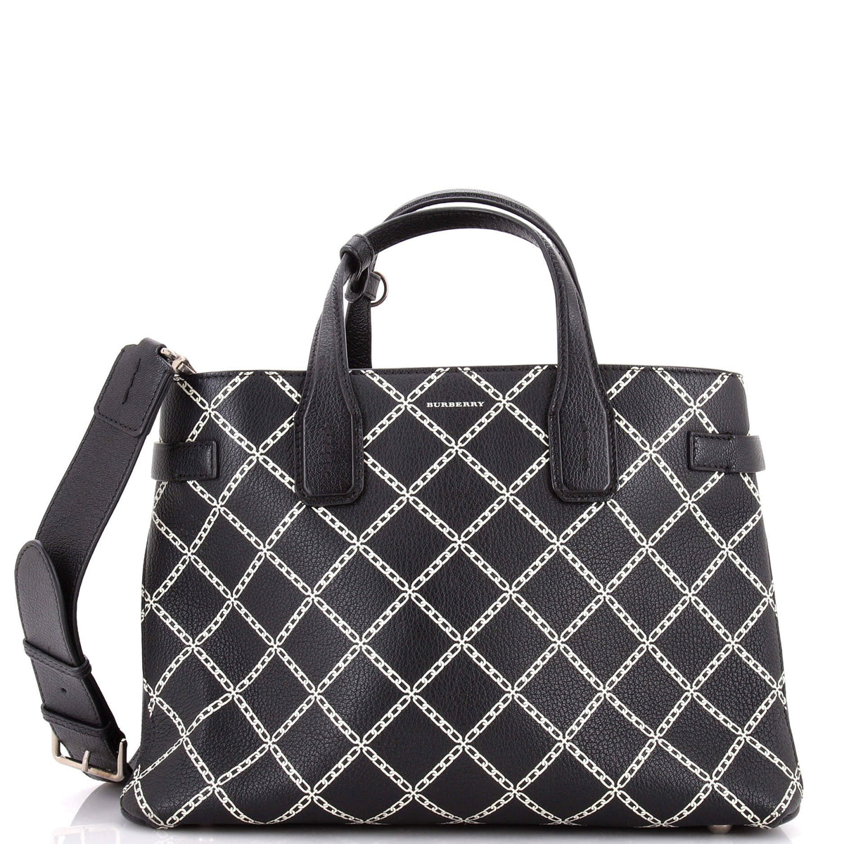 Burberry Banner NM Tote Printed Leather Medium