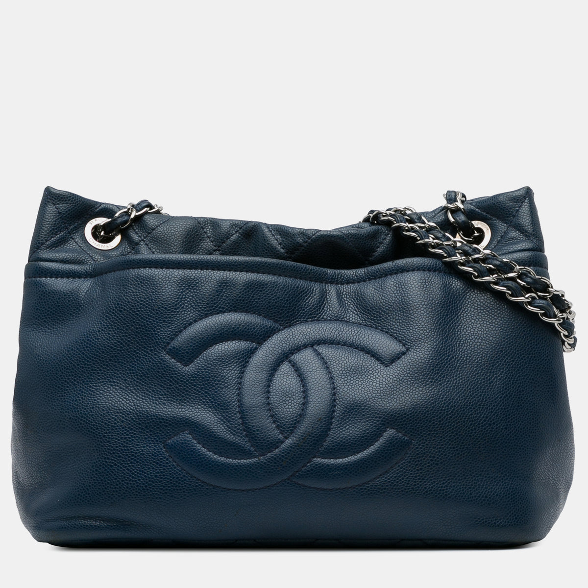 Chanel CC Quilted Caviar Chain Tote