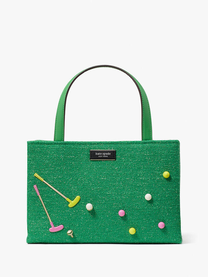 Kate Spade Au Sam Icon Astroturf Fabric Small Tote