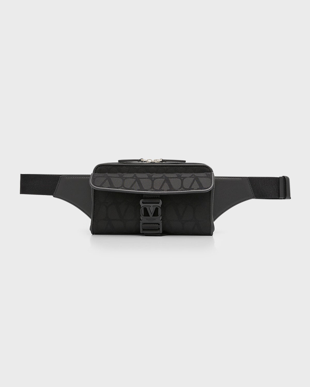 Valentino Men's Toile Iconographe Belt Bag