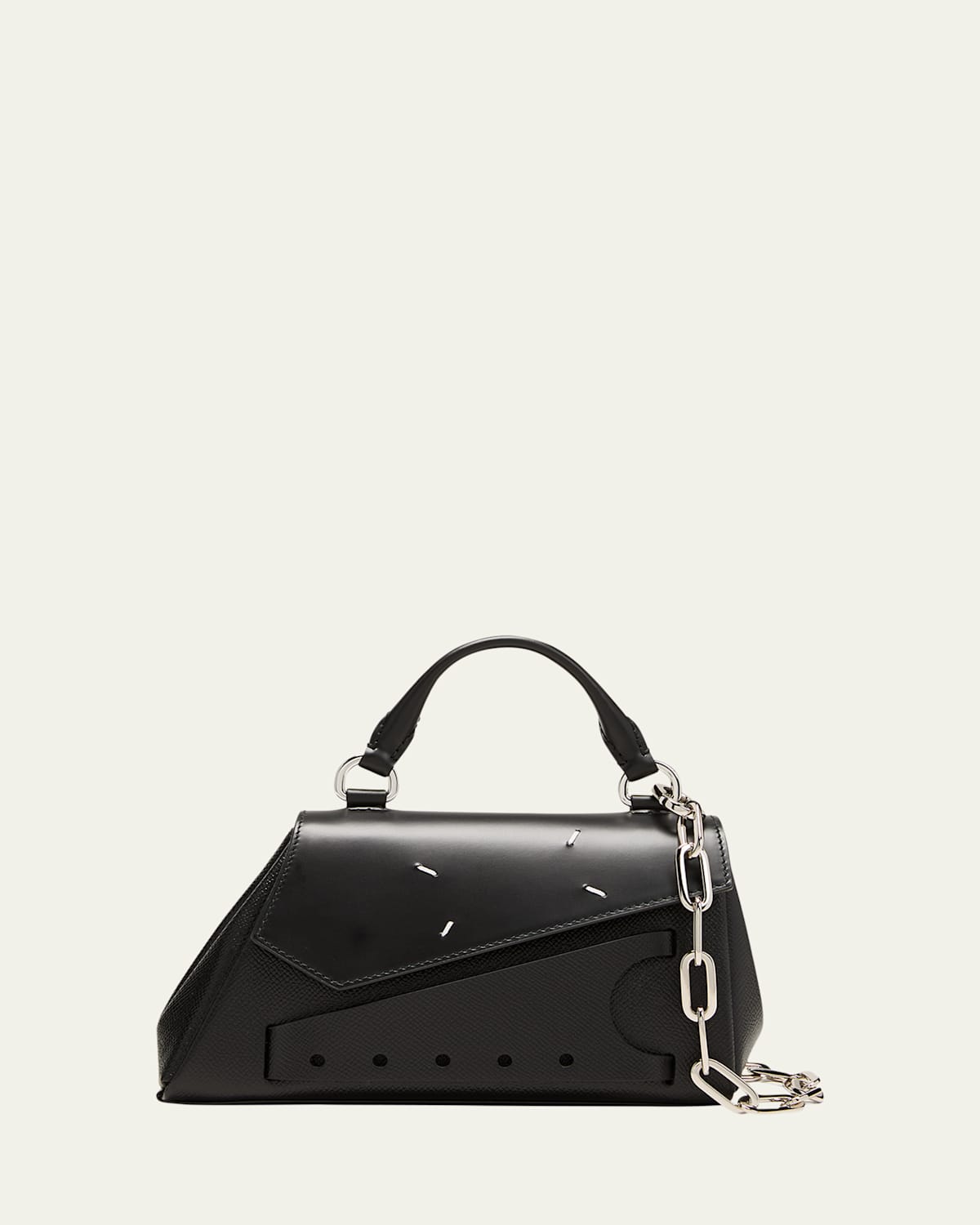 Maison Margiela Snatched Micro Asymmetric Top-Handle Bag