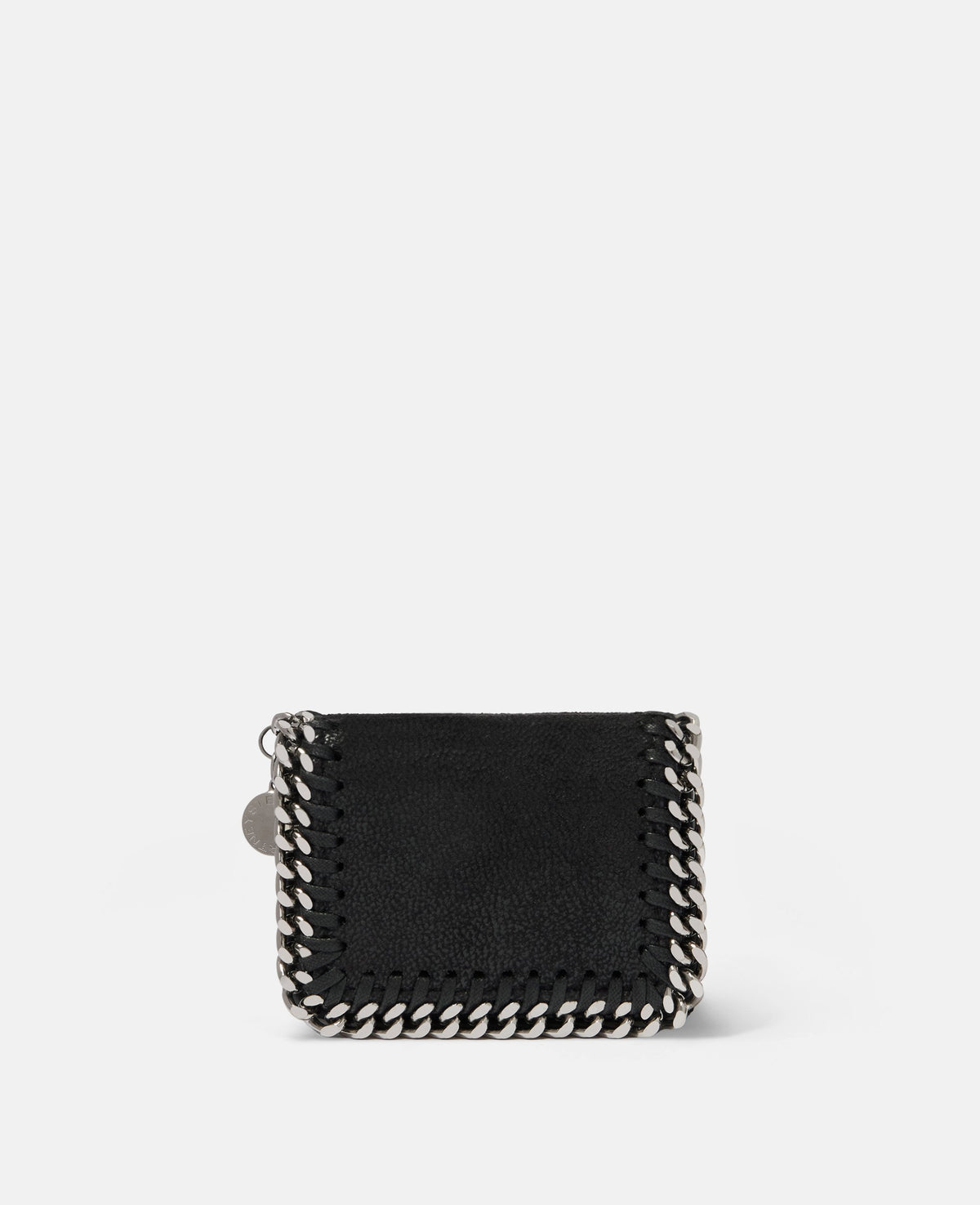 Stella McCartney Falabella Small Flap Wallet, Woman, Black