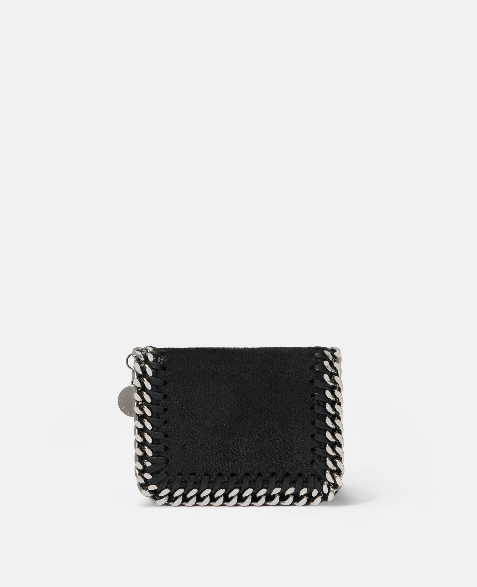 Stella McCartney Falabella Small Flap Wallet, Woman, Black