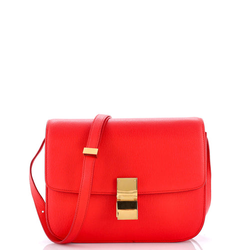 CELINE Classic Box Bag Grainy Leather Medium