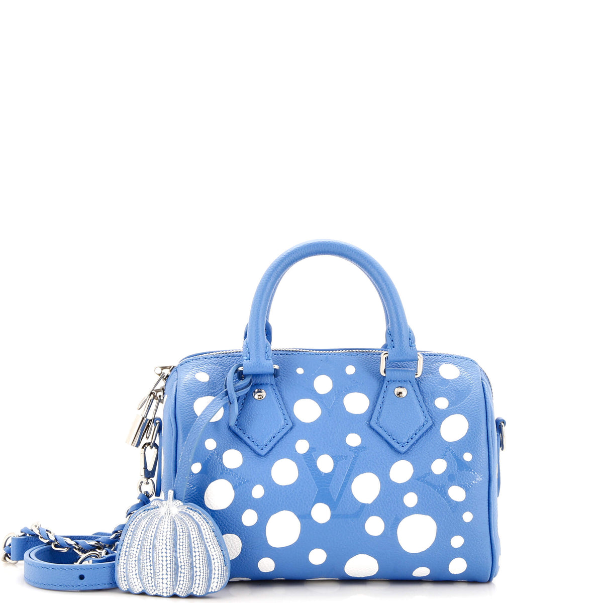 Louis Vuitton Speedy Bandouliere Bag Yayoi Kusama Infinity Dots Monogram Empreinte Giant 20