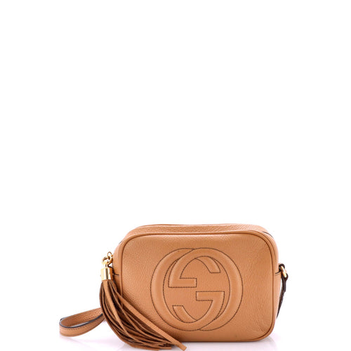 GUCCI Soho Disco Crossbody Bag Leather Small